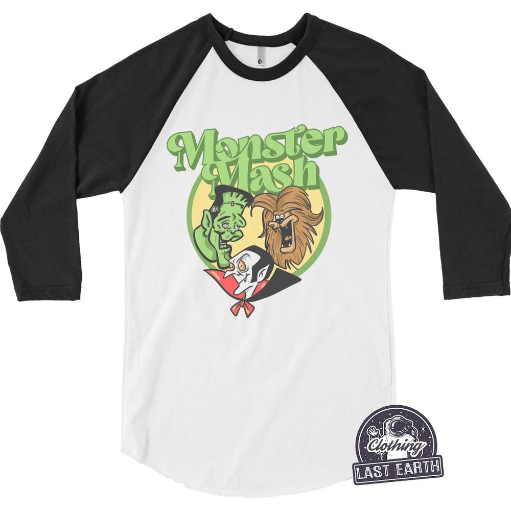 Monster Mash Shirt Vintage Horror Monsters Shirt Dracula Frankenstein Wolfman
